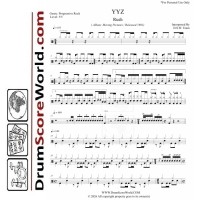 Rush - YYZ | Drum Sheet + Play-Along Track